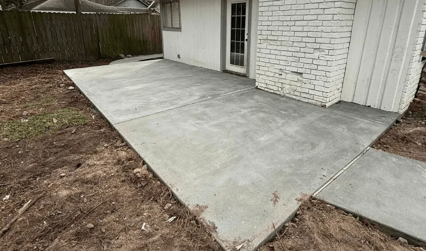 Concrete Patio Pouring